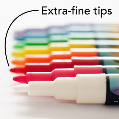 Chalk Ink Colored Markers with EXTRA FINE TIP